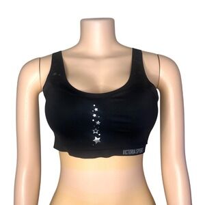 Victoria's Secret Victoria Sport Bra Angel Max Size 32C Black